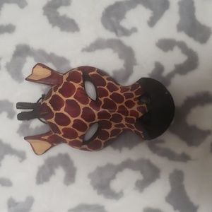 Giraffe wooden mask